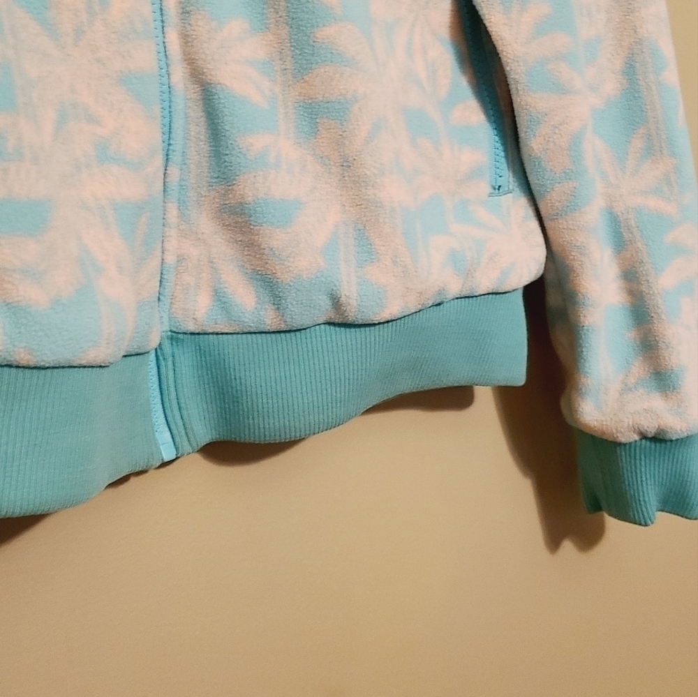 Chubbies | Men's Pink & Blue Palm Tree Full Zip Pullover Jacket (Size Large) - Picture 11 of 15